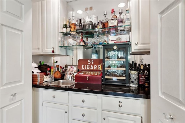 view of bar