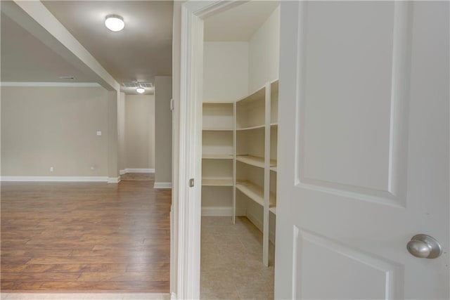 view of pantry