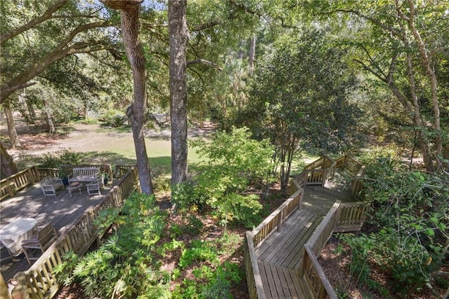 16407 Summerhill Rd, Covington, LA 70435 - view of wooden deck