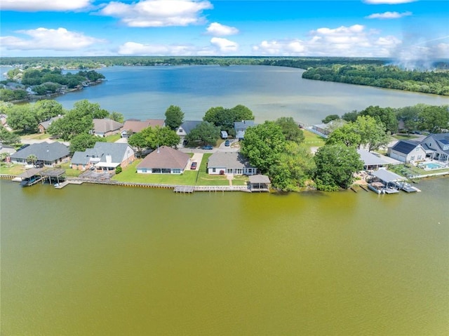 14300 S Lakeshore Dr, Covington, LA 70435 - aerial view of residential area with a nearby body of water