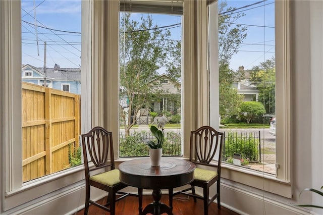 doorway to outside featuring a wealth of natural light