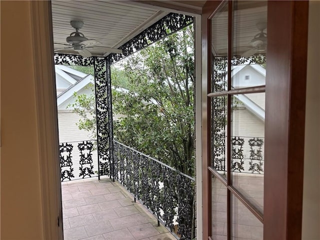 101 W William David Pkwy Unit D, Metairie, LA 70005 - balcony featuring a ceiling fan