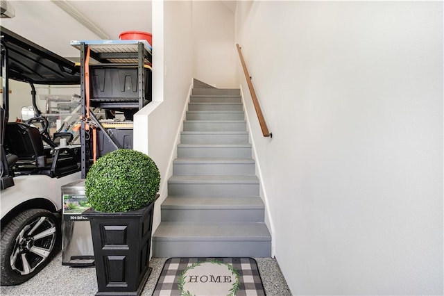 view of stairs