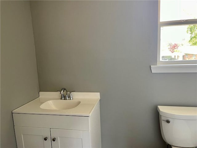2644 Ramsey Dr, New Orleans, LA 70131 - half bathroom with vanity and toilet