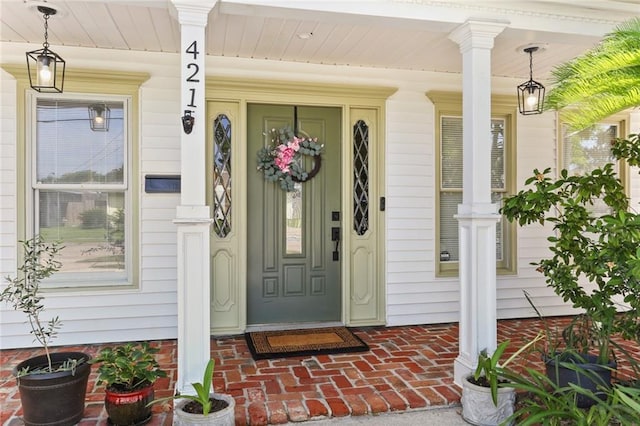 421 Oaklawn Dr, Metairie, LA 70005 - view of exterior entry with covered porch