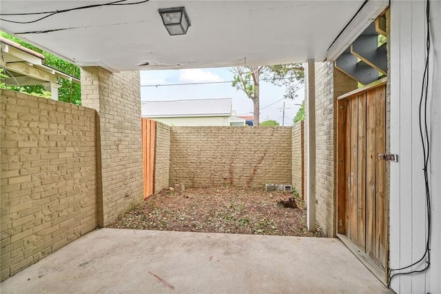 3031 Jena St, New Orleans, LA 70125 - exterior space featuring a patio and a fenced backyard