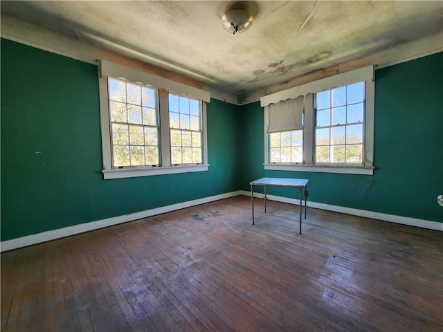 6417 Fleur De Lis Dr, New Orleans, LA 70124 - empty room with hardwood / wood-style floors and baseboards