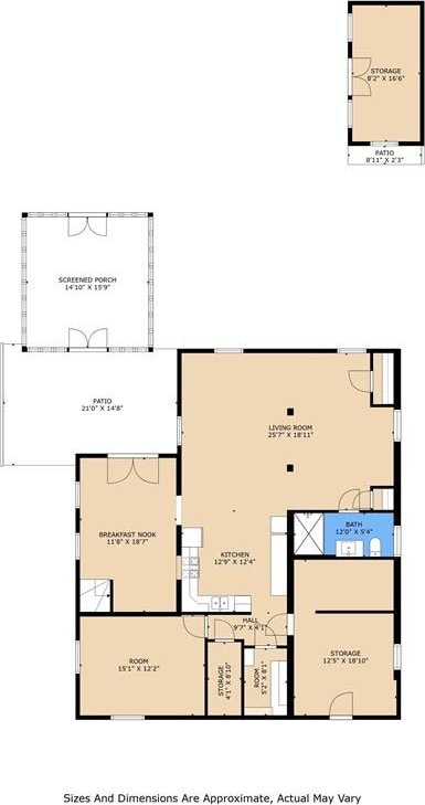 5512 S Tonti St, New Orleans, LA 70125 - plan