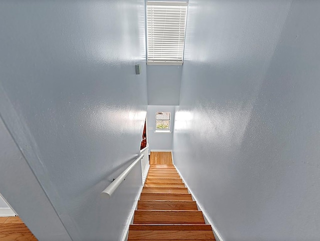 1001 W Chateau Lafitte Dr, Kenner, LA 70065 - stairway featuring wood finished floors and baseboards