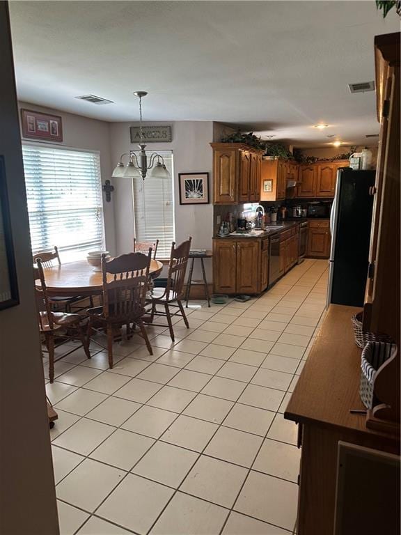 41139 Happywoods Rd, Hammond, LA 70403 - dining room with light tile patterned flooring and visible vents