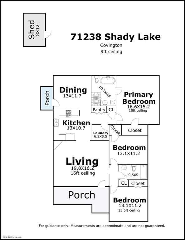 71238 Shady Lake Dr, Covington, LA 70433 - floor plan