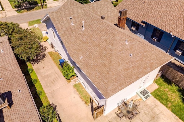 drone / aerial view