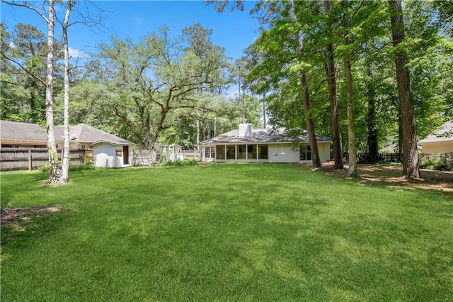 68 Begonia Dr, Covington, LA 70433 - view of yard featuring fence