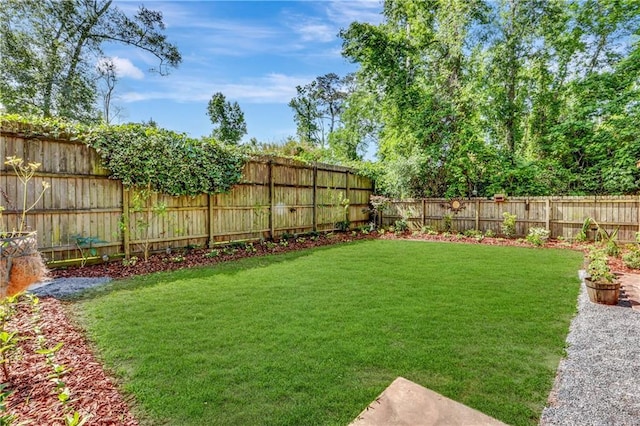 929 W 17th Ave, Covington, LA 70433 - view of yard with a fenced backyard