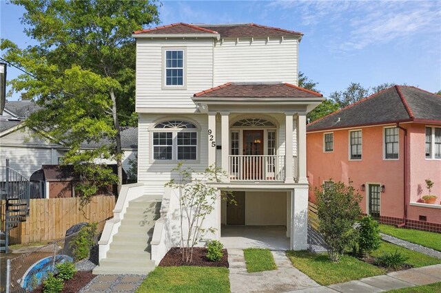 925 Picheloup Pl, New Orleans, LA 70119 - view of front of property featuring stairs