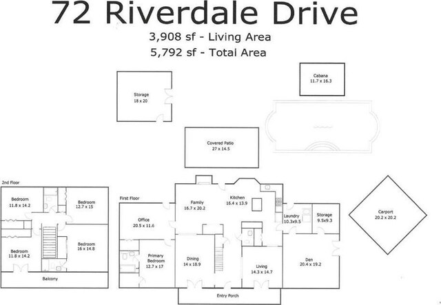 72 Riverdale Dr, Covington, LA 70433 - view of grassy yard with an outdoor pool and a patio