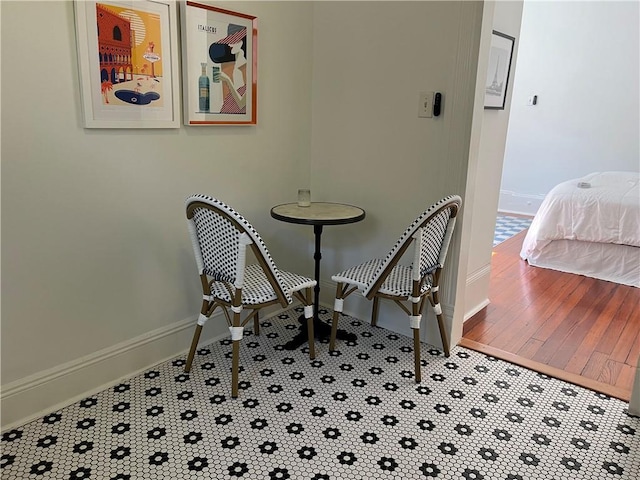 dining room with baseboards