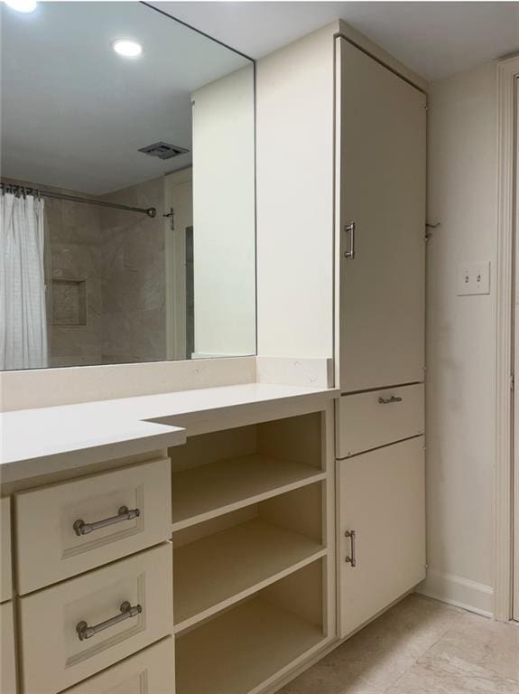 closet with visible vents