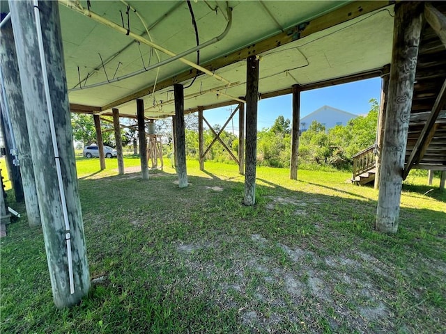 119 Carr Dr, Slidell, LA 70458 - view of yard with stairs
