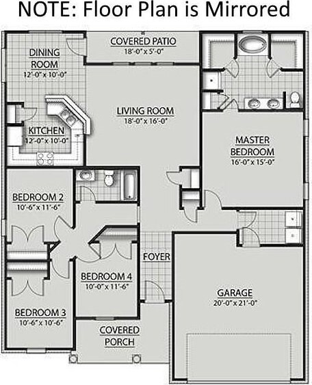 665 Fairfield Loop, Slidell, LA 70458 - view of property floor plan