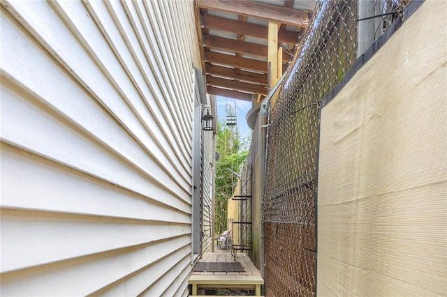 view of side of property