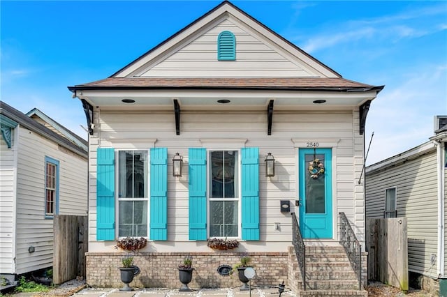 2540 Saint Ann St, New Orleans, LA 70119 - shotgun-style home featuring entry steps
