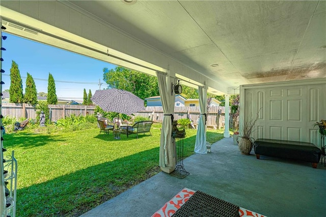 view of patio