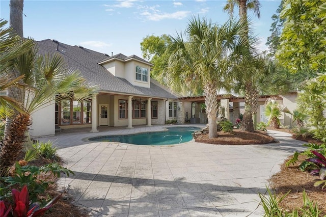717 Tunica Bnd, Covington, LA 70433 - outdoor pool featuring a patio area
