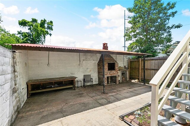 2748 Bienville St, New Orleans, LA 70119 - view of patio / terrace with fence