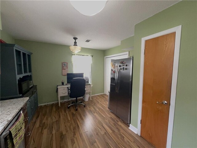 2 Birdie Dr Unit 1D, Slidell, LA 70460 - office area with dark wood-type flooring and baseboards