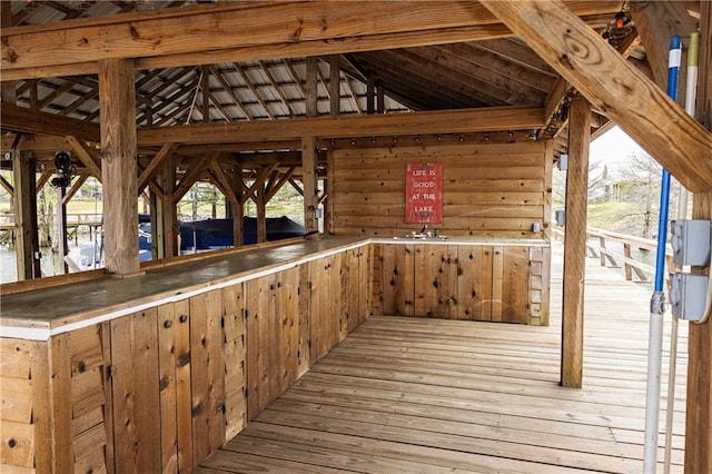view of deck