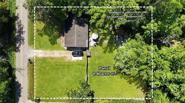 58207 Jefferson Ave, Slidell, LA 70460 - aerial overview of property's location with property boundaries highlighted