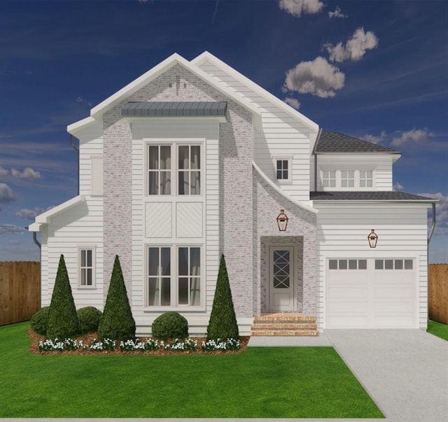 809 Sena Dr, Metairie, LA 70005 - view of front of home with driveway and a garage