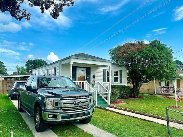 view of front of home