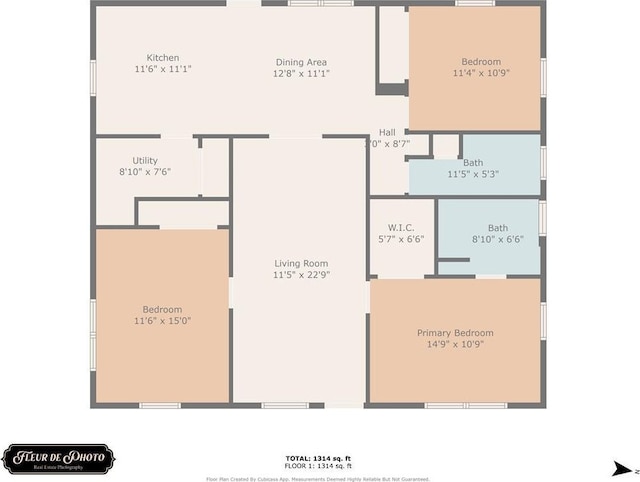 4624 Wright Rd, New Orleans, LA 70128 - property floor plan