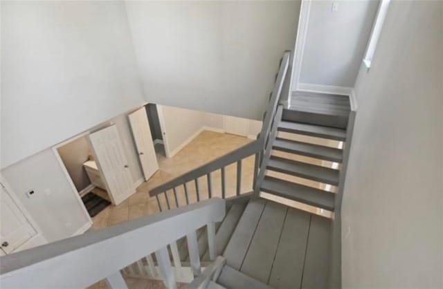 view of stairs