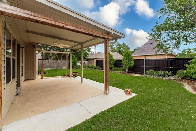 17181 Bridle Path, Hammond, LA 70403 - view of patio / terrace featuring a ceiling fan
