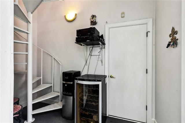 3805 3rd St, Metairie, LA 70002 - stairs featuring beverage cooler