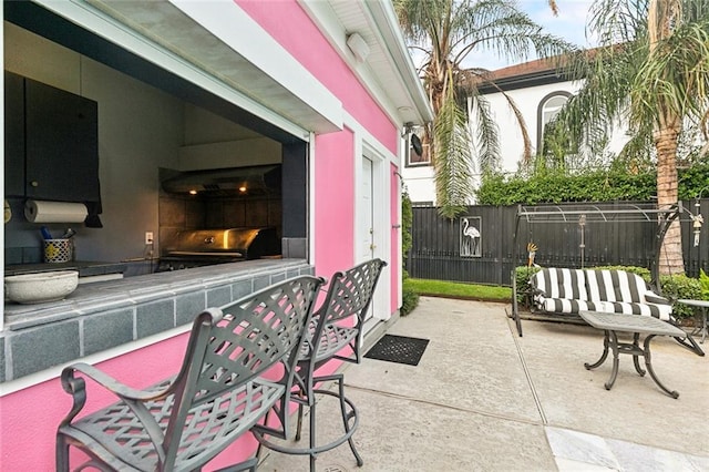 3805 3rd St, Metairie, LA 70002 - view of patio featuring fence