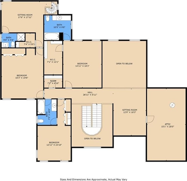 3805 3rd St, Metairie, LA 70002 - floor plan / room layout