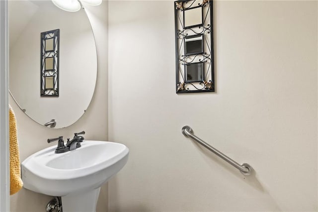 bathroom with a sink
