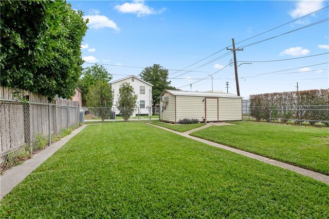 5805 Argonne Blvd, New Orleans, LA 70124 - view of yard with an outdoor structure