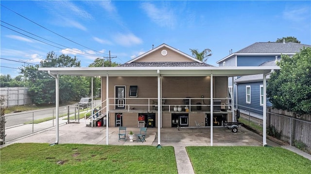 5805 Argonne Blvd, New Orleans, LA 70124 - rear view of property with a patio