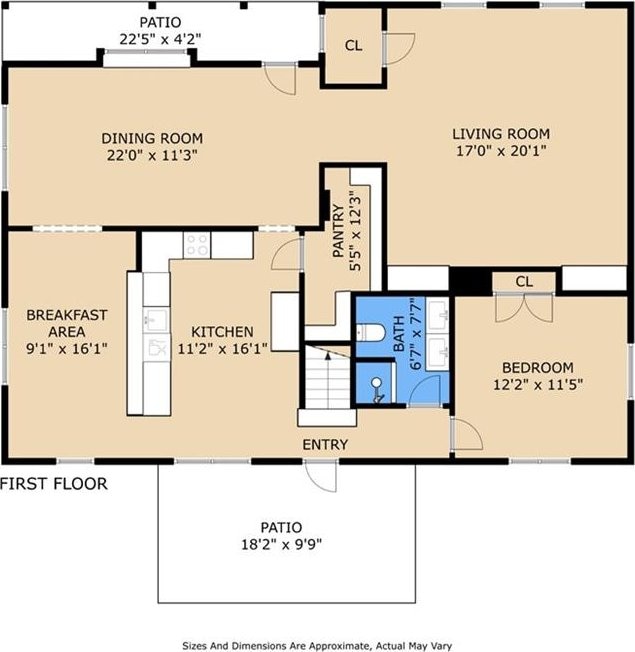 2004 Bluebird St, Slidell, LA 70460 - property floor plan