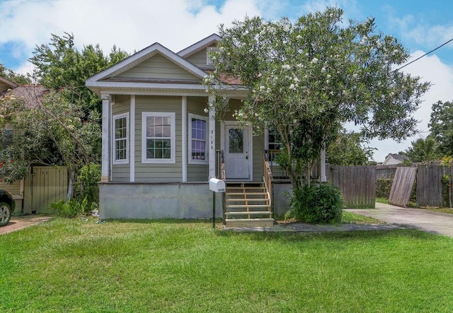 5106 Baccich St, New Orleans, LA 70122 - view of front of property with covered porch