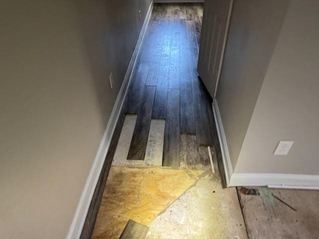 4701 Marais St, New Orleans, LA 70117 - hall featuring wood-type flooring and baseboards