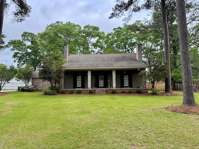 208 Noble Dr, Brookhaven, MS 39601 - view of front facade featuring a chimney