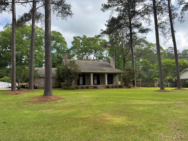208 Noble Dr, Brookhaven, MS 39601 - view of front of property featuring a chimney