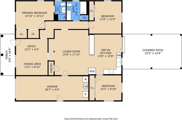 609 N Starrett Rd, Metairie, LA 70003 - view of room layout