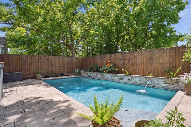 2334 Marengo St, New Orleans, LA 70115 - view of pool with a fenced backyard and a patio